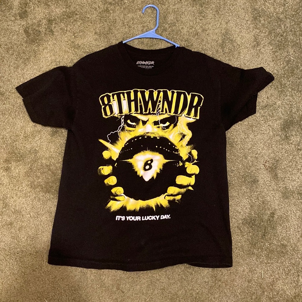 Yellow graphic tee